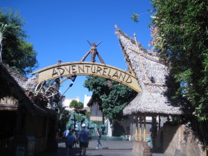 Our first stop - for the Indiana Jones Ride