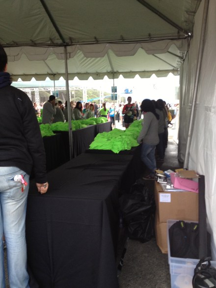 Finisher Tees - they are super bright!