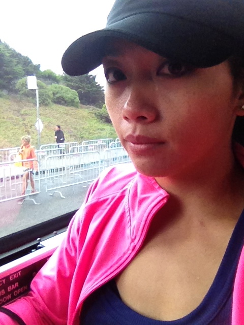 On the Shuttle Back to Union Square. Tired!