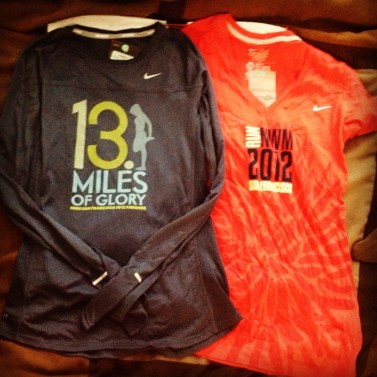 Bought these two tops as a reward for finishing :-)