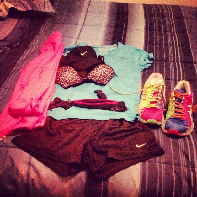 Clothes and Gear ready.