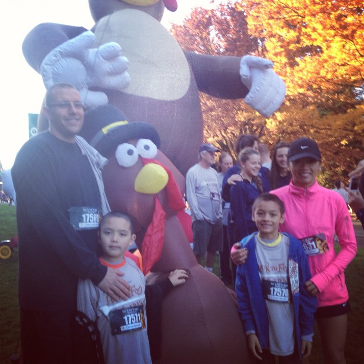 Family Fitness on Thanksgiving