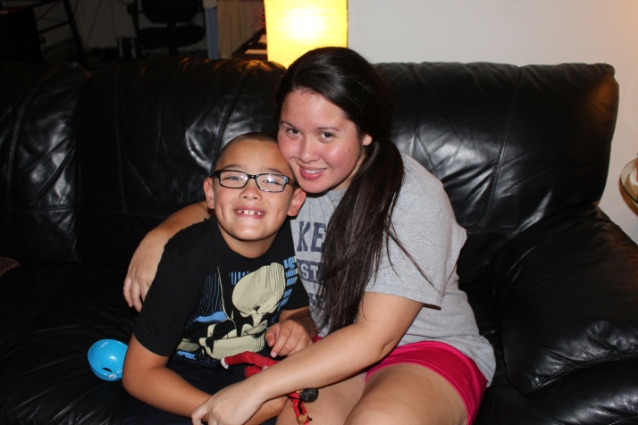 Seppe and his Aunt Sarah - he adores her.